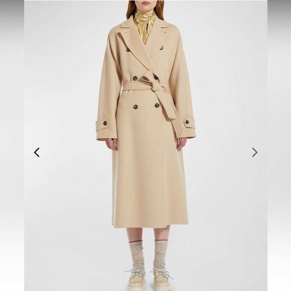 Weekend Max Mara Jackets & Blazers - SOLD OUT! Weekend Max Mara Affetto Double-Breasted Wool-Blend Coat